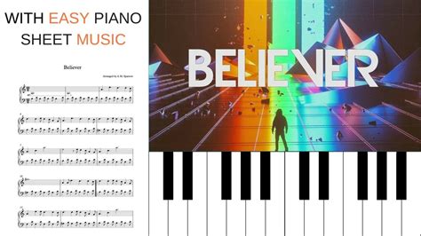 Roblox Piano Sheet Music Believer