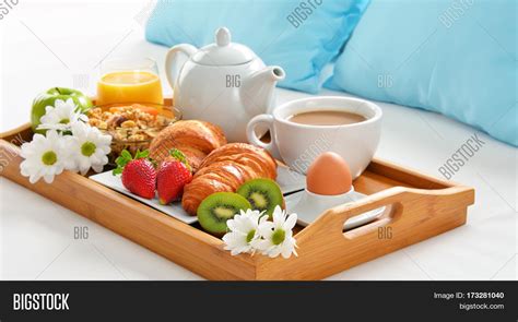 Breakfast Tray Bed Image And Photo Free Trial Bigstock