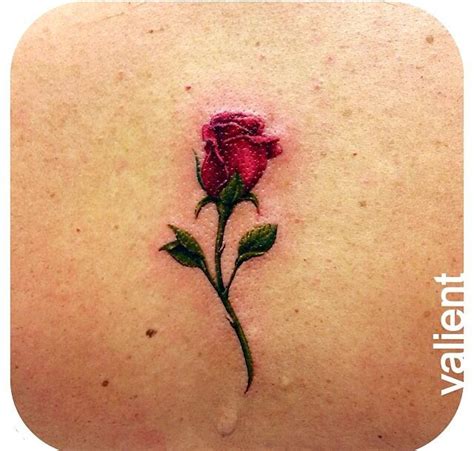 Small Rose Tattoo On Shoulder