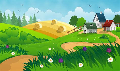 Countryside Landscape Stock Illustration Download Image Now Istock