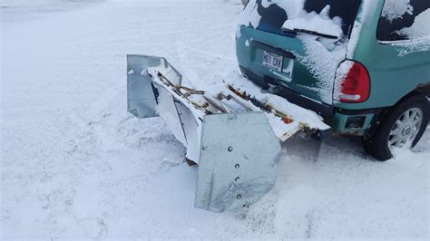 Canada Man Builds Homemade Snow Plow To Shovel His Drive Abc7 San