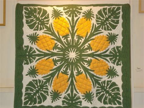Another Hawaiian Quilt Pattern Pineapple Quilt Hawaiian Quilt