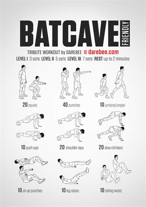 5 Day Batman Gym Workout For Burn Fat Fast Fitness And Workout Abs