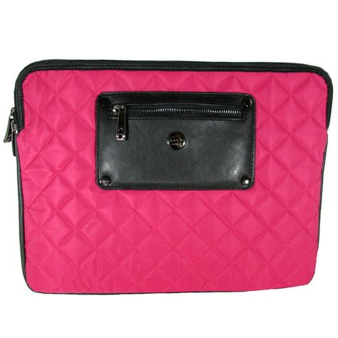 Knomo London Womens Quilted Nylon Laptop Sleeve For 13 Macbook Pro