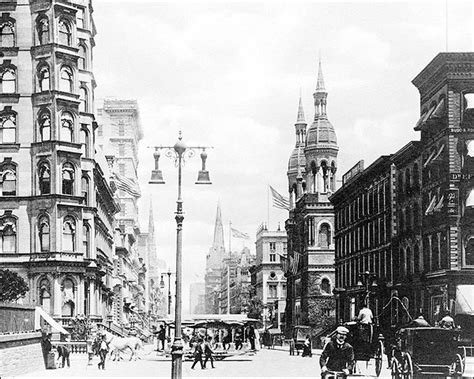 5th Avenue 42nd Street New York City 1885 Photo Print For Sale