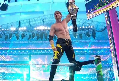 Wwe Crown Jewel Results Logan Paul Defeats Rey Mysterio Wins Title