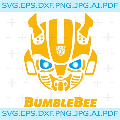 Bumblebee Svg Bumblebee Vector Bumblebee Face Bumblebee Etsy