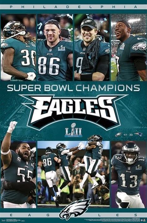 Philadelphia Eagles Super Bowl Lii 2018 Official Championship