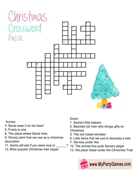 Make your own word search, crossword, or printable easter worksheet with out trio of easy to use websites, linked below. 10 Free Printable Christmas Crossword Puzzles