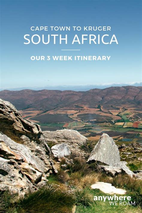 3 Week South Africa Itinerary Maps Artofit