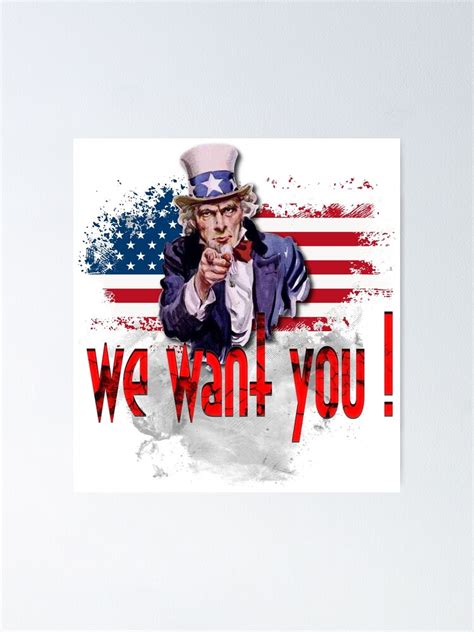 I Want You Poster Template