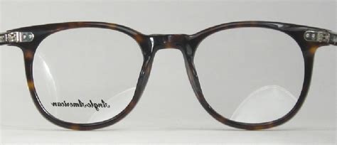 Optometrist Attic Anglo American Optical 313 Tortoise Plastic Eyeglasses