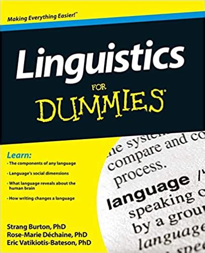 Linguistics For Dummies Ebooksz