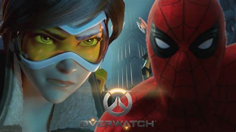 Overwatch Ost Peter Parker Meets Lena Oxton Spider Man And Tracer