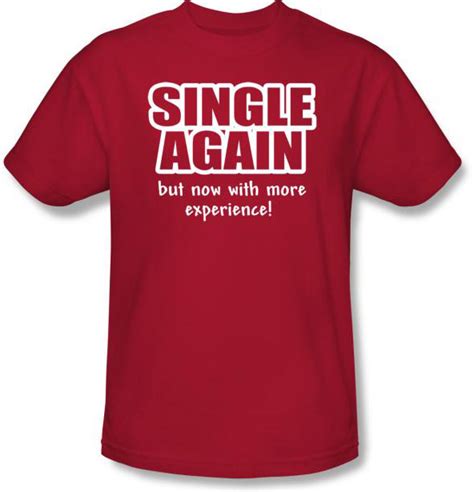 Single Shirt More Experience Funny Adult Red Tee Funny T Shirts