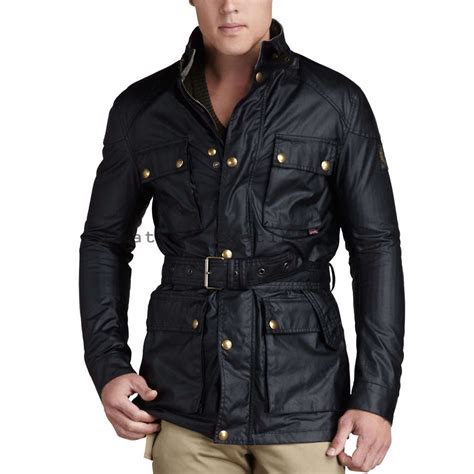Military Style Men Leather Coats Leatherexotica