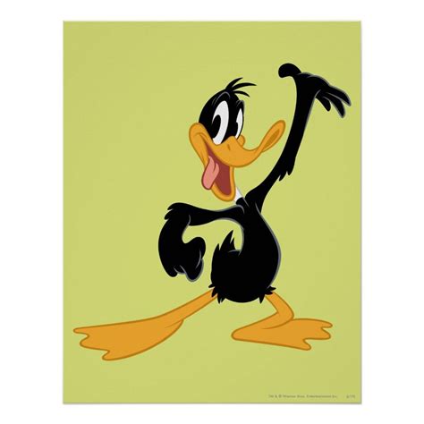 Classic Daffy Duck Poster Zazzle Design Your Own Poster
