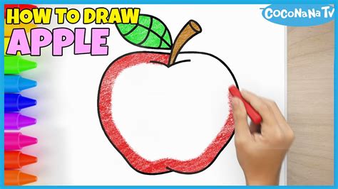 How To Draw Apple Youtube