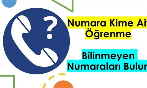 Cretsiz Bilinmeyen Numara Sorgulama Servisi