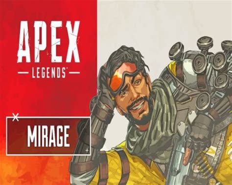 Apex Legends Mirage Paint By Numbers Canvas Paint By Numbers