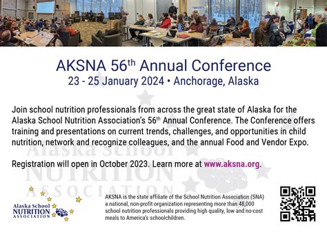 Aksna 56th Annual Conference Alaska School Nutrition Association