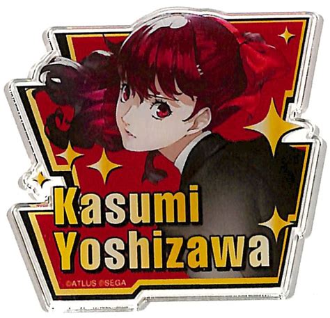 Persona 5 Pin P5 The Royal Fortune Acrylic Badge Kasumi Yoshizawa