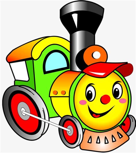 Cartoon Locomotive Для детей Идеи для обустройства класса Детские
