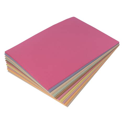 G208136 Sugar Paper 140gsm Assorted A1 Pack Of 250 Gls