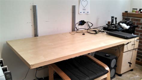 Diy Standing Desk Frame Diy Standing Desk Kit This Desk Moves I