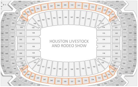 Nrg Stadium Seating Chart Maps Houston Labb By AG