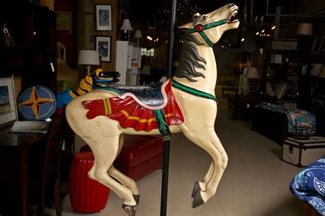 Carved Wood Carousel Horse For Sale At 1stdibs