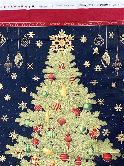 Winters Grandeur Christmas Fabric Panel Melanns Fabric And Sewing