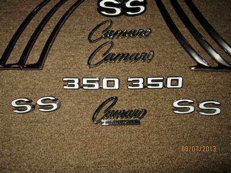 Sell 1969 69 Camaro Super Sport 350 Emblem Kit Pair Rear Quarter