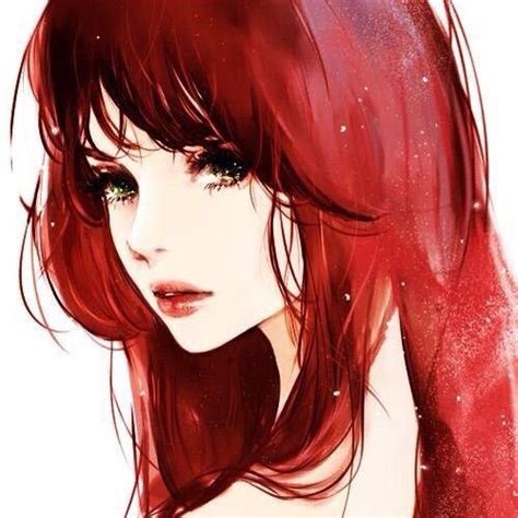 Anime Girl With Ginger Hair Posted By Reginald Michael