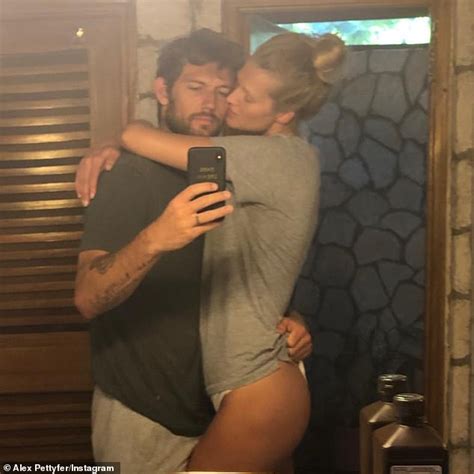 Alex Pettyfer shares risqué snaps with model wife Toni Garrn for their