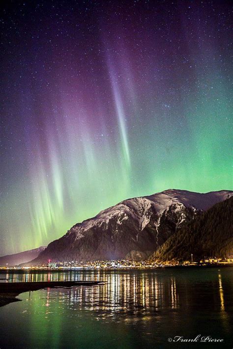 Amazing Aurora Over Juneau Alaska Juneau Alaska Natural Phenomena