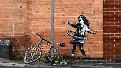 British Artist Banksy Claims Hula Hooping Girl Street Art Hindustan Times