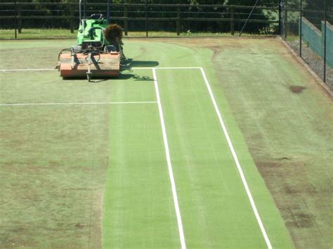 Artificial Grass Tennis Court Surfacing Maintenance Sports And Safety