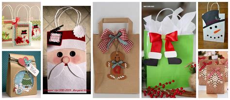 Si has encontrado el regalo perfecto, la envoltura también debe ser agradable a la vista. 13 Ideas de cómo decorar bolsas de papel para regalos de navidad ~ Haz Manualidades
