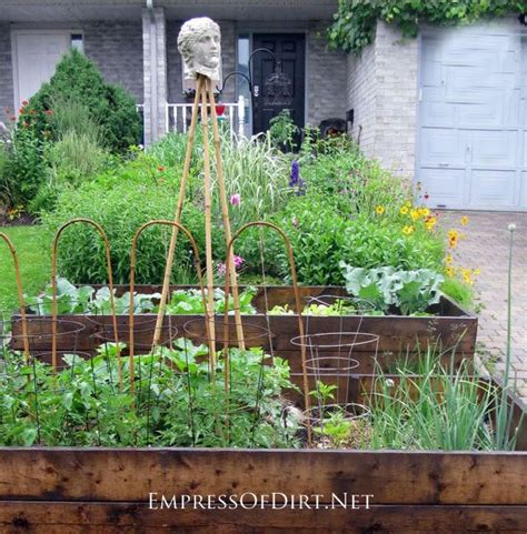 Grow An Urban Front Yard Veggie And Flower Garden Empress