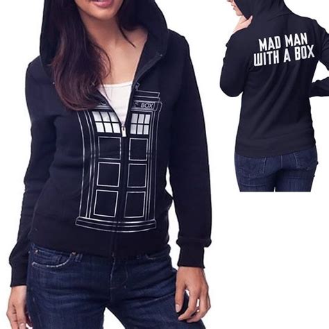 Also set sale alerts and shop exclusive offers only on shopstyle uk. Doctor Who TARDIS Follow Me Juniors Navy Zip-Up Hoodie ...