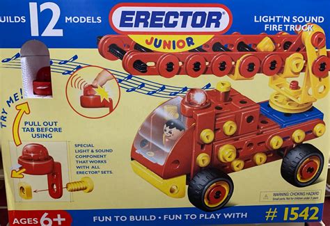Erector Set Junior Fire And Rescue Construction Set