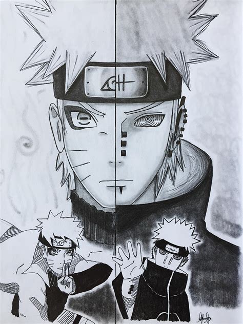 Ninja World How To Draw Pain From Naruto
