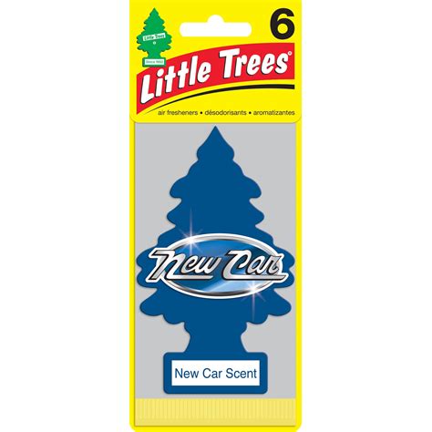 little trees air freshener new car scent fragrance 6 pack