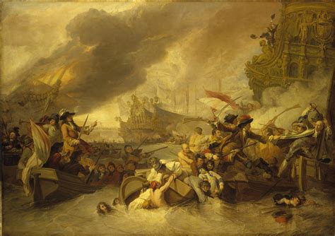 The Battle Of La Hogue 23 May 1692 Royal Museums Greenwich