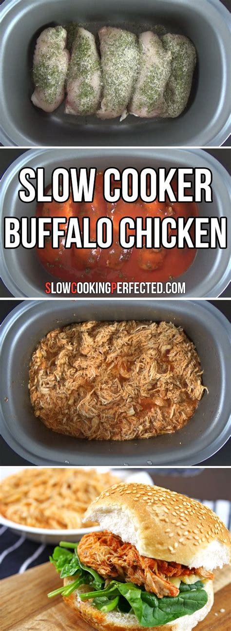 Slow Cooker Buffalo Chicken Recipe Easy Chicken