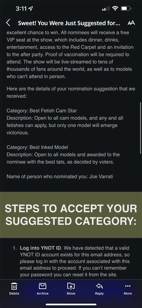 Mistress Dolly On Twitter Yay I Was Nominated For Ynot Cam Awards