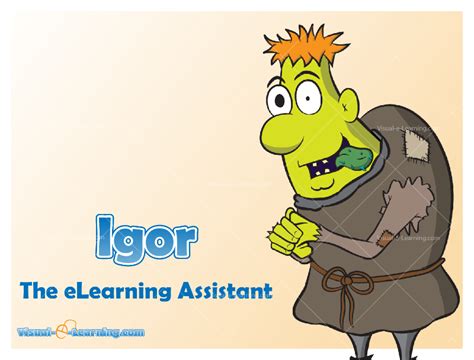 Free Character Igor The Elearning Assistant Building Better Courses