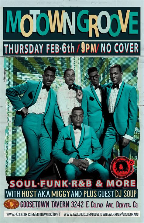 motown groove dance party thursday at goosetown tavern the best in motown soul and funk