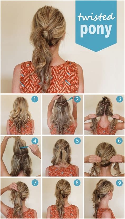 Cute And Easy Ponytail Hairstyles Tutorials PoPular Haircuts